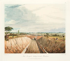 In der Nähe von Liverpool, Blick Richtung Manchester, 1831