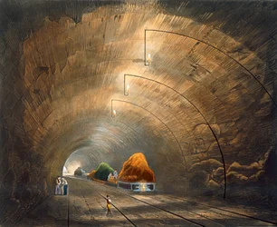 Der Tunnel, Liverpool und Manchester Eisenbahn, 1833