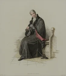 Master of Arts, graviert von J. Agar, veröffentlicht in R. Ackermanns 