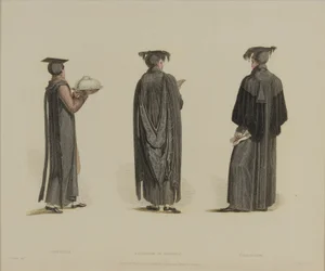 Servitor, Bachelor of Divinity, Sammler, graviert von J. Agar, veröffentlicht in R. Ackermanns 