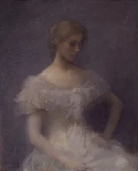 Sitzendes junges Mädchen, 1896