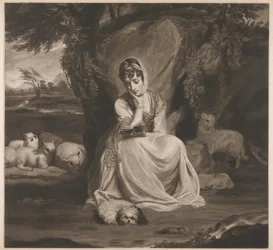 Mrs. Frances Ann Crewe als St. Genevieve