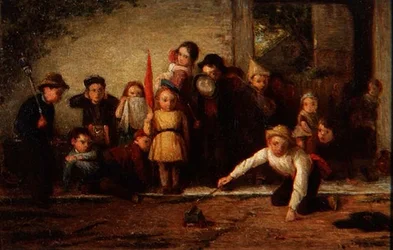 Freiwillige beim Artillerieüben