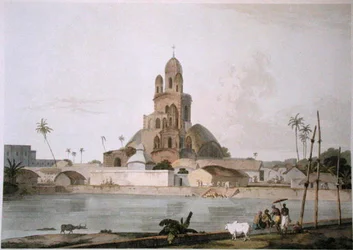 Pagode von Govinda Ram Mittee, Kalkutta, Platte V aus 