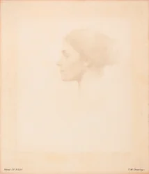 Kopf eines Mädchens