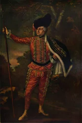 David Garrick als Tancred, 1938