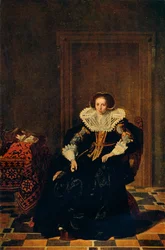 Porträt einer Dame, 1632, 1909