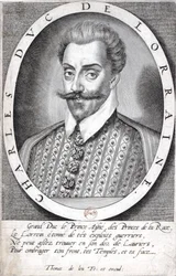 Porträt von Charles III, Herzog von Lothringen von Thomas de Leu - Gallica (angepasst)
