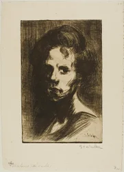 Kopf einer Frau, Platte I