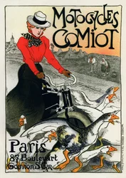 Motocycles Comiot, Werbeplakat