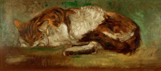 Th. A. Steinlen, Schlafende Katze