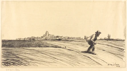 Landstreicher mit Bündel