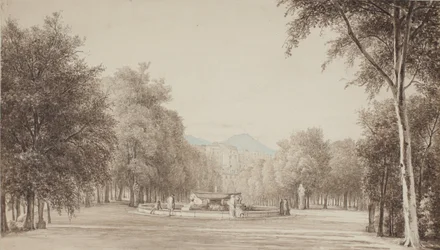 Von der Villa Reale, heute Villa Nazionale, bei Neapel