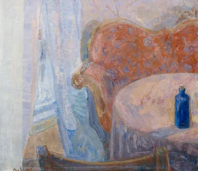 Blaue Karaffe