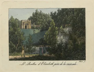 Der Elisabeth-Pavillon im Pavlovsk-Park, 1810er Jahre