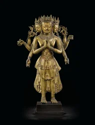 Ekadashalokeshvara-Statue