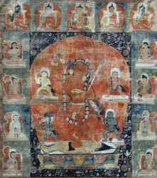 Tibetische Kultur: Samvara Mandala (Detail)