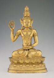 Vajrasattvadhatu Lokesvara (vergoldete Kupferlegierung)
