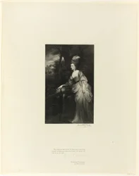 Georgiana, Herzogin von Devonshire, aus Old English Masters