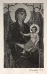 Alte italienische Meister: Madonna mit Kind, 1885