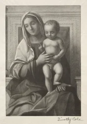 Alte italienische Meister: Madonna mit Kind, 1888-1892