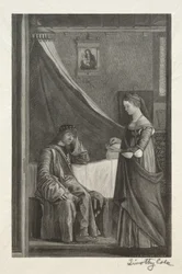 Alte italienische Meister: St. Ursula mit ihrem Vater, 1888-1892