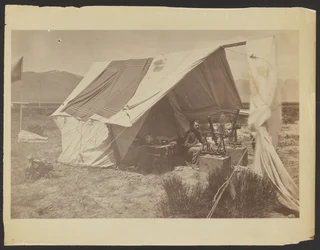 Herr J. Terrey Gardner als U.S. Grant, 40. Breitengrad, Ruby Valley, Nevada