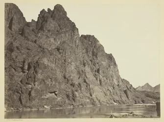Felswand gegenüber Big Horn Camp, Black Canyon, Colorado River
