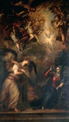 Verkündigung, Tizian (ca. 1490-1576), Kirche San Salvador, Venedig