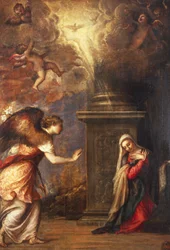 Die Verkündigung, aus der Kirche San Domenico Maggiore in Neapel, 280 x 210 cm