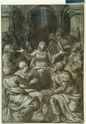 Die Jungfrau Maria mit Aposteln von Santo Spirito