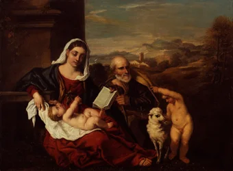 Die Heilige Familie mit dem kleinen Johannes dem Täufer