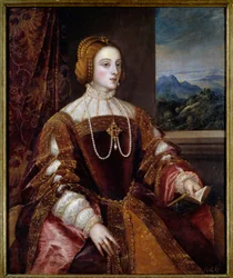 Porträt der Kaiserin Isabella von Portugal