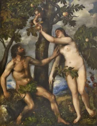 Adam und Eva, ca. 1550