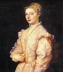 Porträt von Lavinia Vecellio, ca. 1545