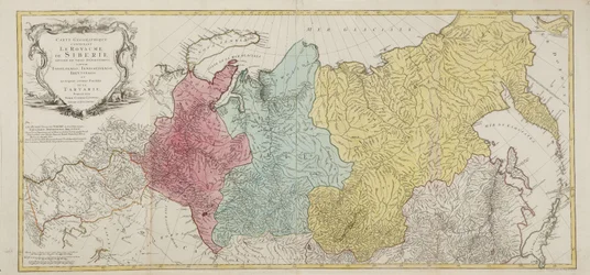 Karte des Russischen Reiches