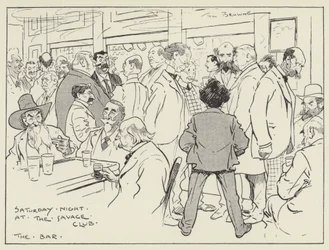 Samstagabend im Savage Club, Die Bar