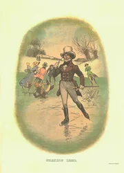 Eislaufen, 1820, um 1910