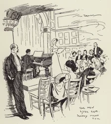 Der neue Lyric Club, Sonntagabend, 23 Uhr