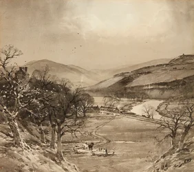 Das Ettrick-Tal bei Selkirk