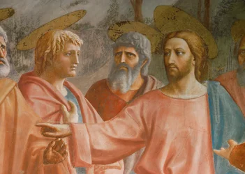 Jesus, Sankt Peter und der Zöllner