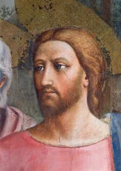 Das Zinsgroschen: Kopf Christi, Detail, ca. 1427