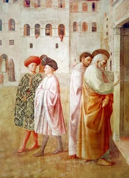 Detail von St. Peter, aus der Auferweckung der Tabitha, ca. 1427