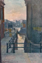 Blackfriars Pier, um 1901