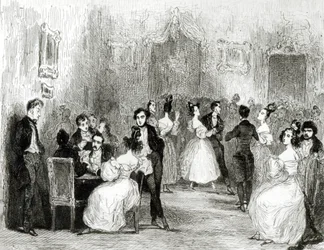 Ein Abend im Haus von Charles Nodier (1780-1844) 1831