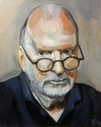 Bärtiger älterer Blick
