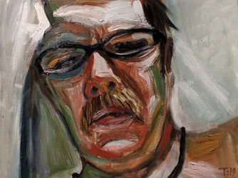 Kühnes expressives Porträt