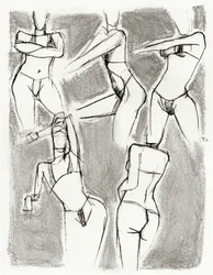 Dynamische Figurenstudien