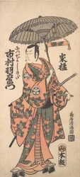 Kabuki-Schauspieler Ichimura Uzaemon IX, ca. 1759