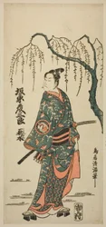 Der Schauspieler Bando Hikosaburo II